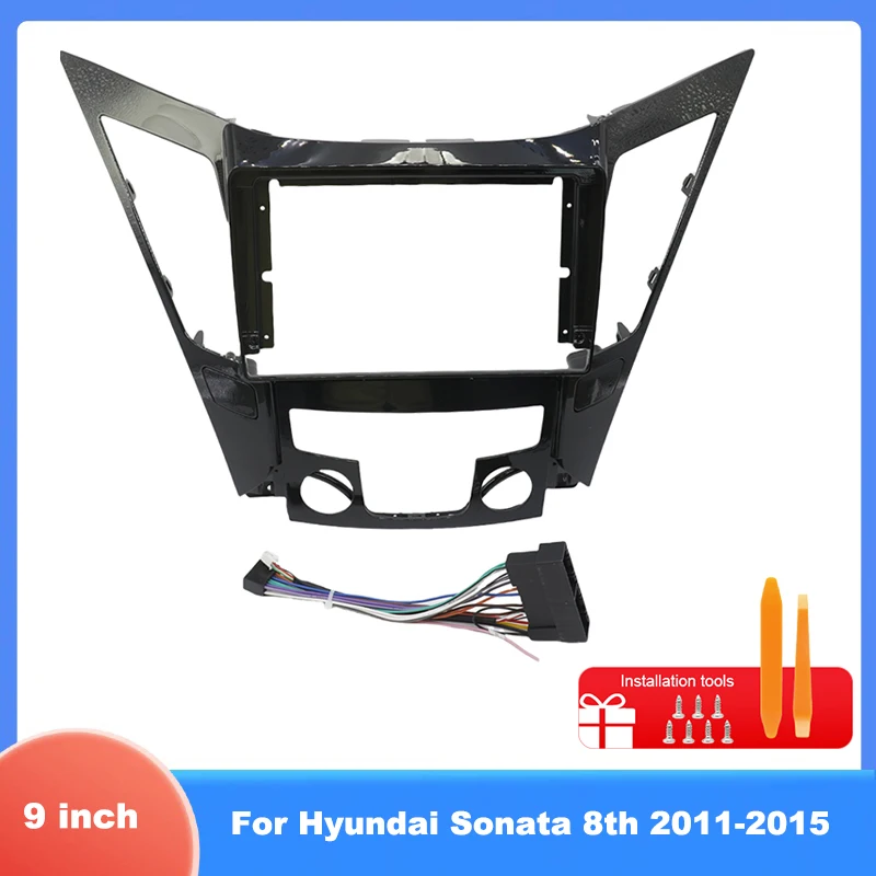 9 Inch Car Radio Fascia Frame Kit For Hyundai Sonata 8th 2011-2015 | Android Stereo Dashboard Panel With Wiring Harness
9 Inch Car Radio Fascia Frame Kit For Hyundai Sonata 8th 2011-2015 | Android Stereo Dashboard Panel With Wiring Harness