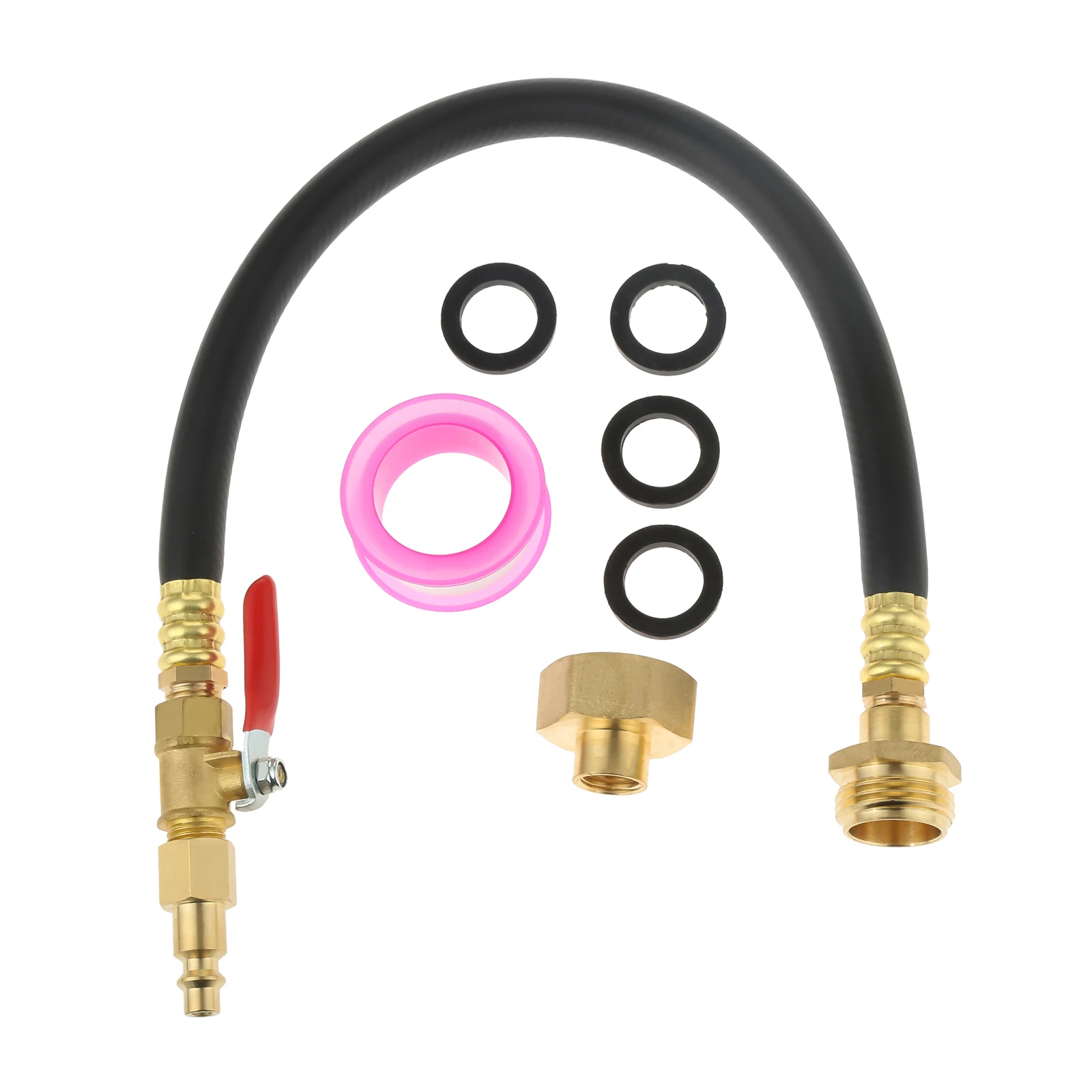 RV Winterizing Kit and Sprinkler Blowout Adapter,15" Air Compressor Quick-Connect Plug with Valve,Water Blow Out Fitting Adapter
RV Winterizing Kit and Sprinkler Blowout Adapter,15" Air Compressor Quick-Connect Plug with Valve,Water Blow Out Fitting Adapter