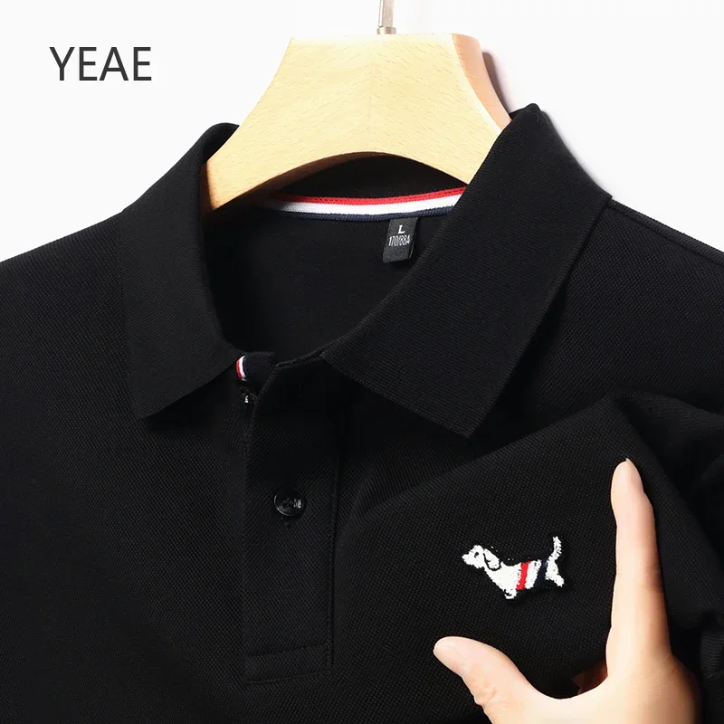 Billy Business Formal Men Long Sleeve Polo Spring and Autumn 2025 New High Quality Lapel Puppy Badge Designer Clothes Cotton Top
Billy Business Formal Men Long Sleeve Polo Spring and Autumn 2025 New High Quality Lapel Puppy Badge Designer Clothes Cotton Top