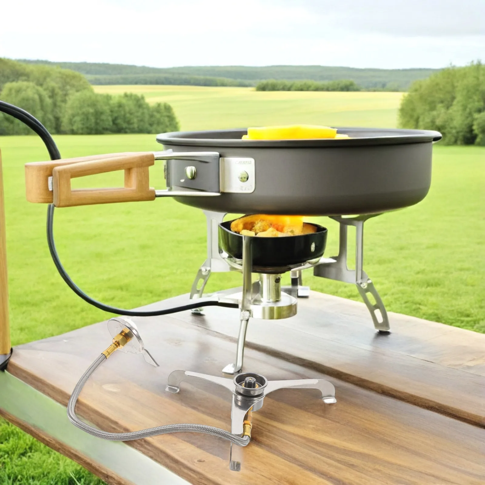 Universal Propane Stove Burner Adapter Outdoor Camping Split Type Bracket Durable Portable Gas Tank Connector Canister Adapter
Universal Propane Stove Burner Adapter Outdoor Camping Split Type Bracket Durable Portable Gas Tank Connector Canister Adapter