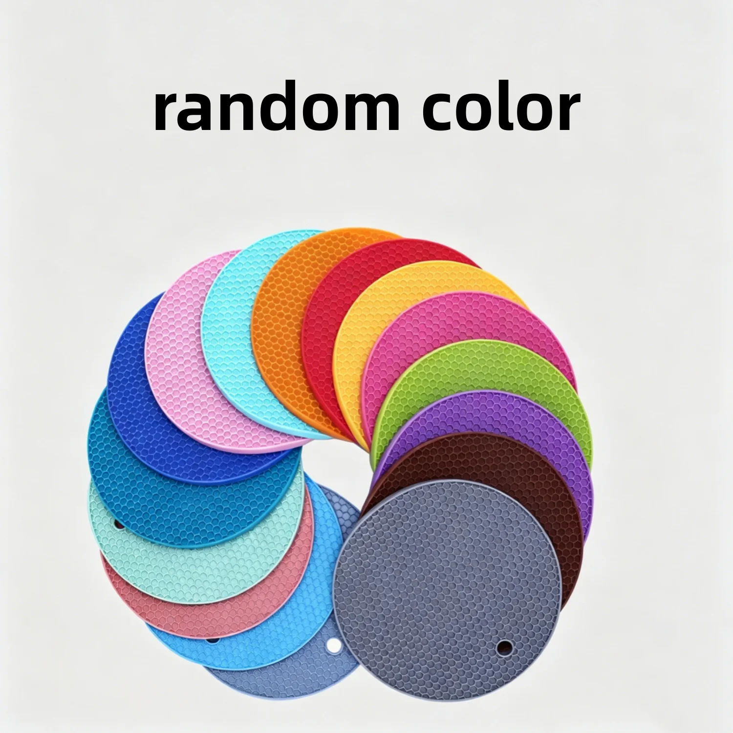 Table mat tool multifunctional kitchen silicone tableware mat, round anti slip and heat-resistant coffee cup coaster, pot holder
Table mat tool multifunctional kitchen silicone tableware mat, round anti slip and heat-resistant coffee cup coaster, pot holder
