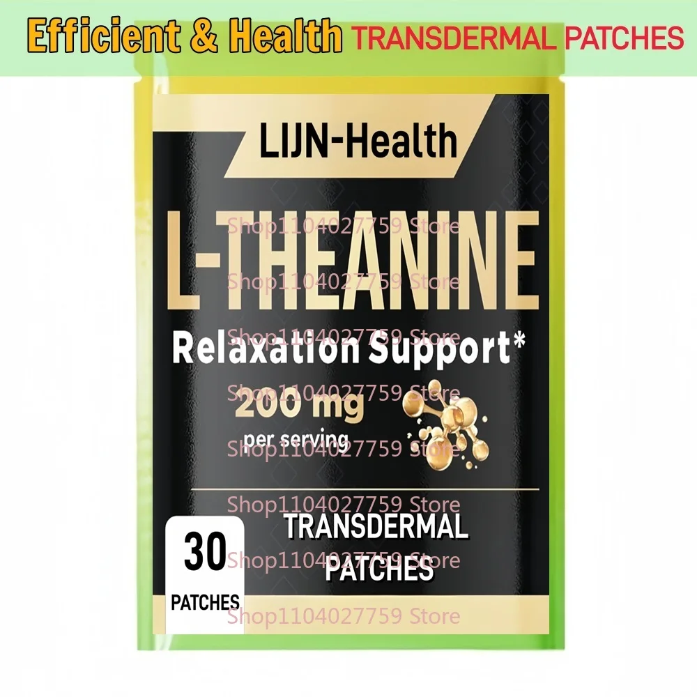 30 Patches L-Theanine Transdermal Patches for Relaxation and Focus
30 Patches L-Theanine Transdermal Patches for Relaxation and Focus
