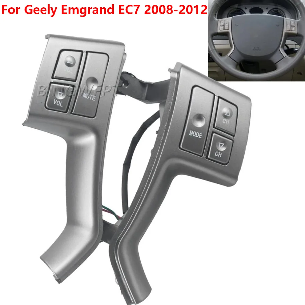 Grey Steering Wheel Control Switch For Geely Emgrand EC7 2008-2012 Audio Music Volume Button Car Accessories
Grey Steering Wheel Control Switch For Geely Emgrand EC7 2008-2012 Audio Music Volume Button Car Accessories