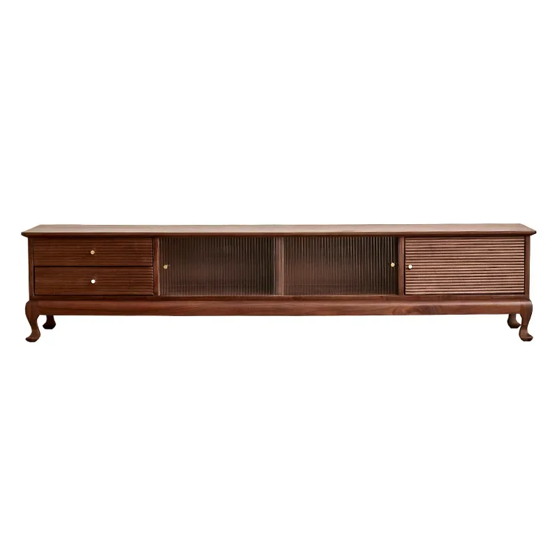 North American black walnut retro TV cabinet simple modern household small floor cabinet
North American black walnut retro TV cabinet simple modern household small floor cabinet