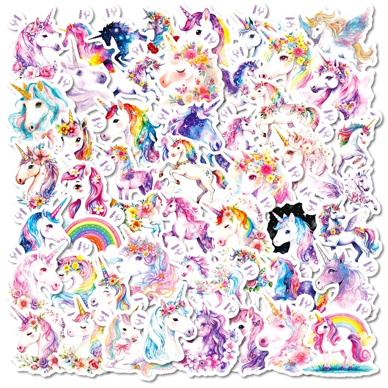 50PCS Cute INS Flower Unicorn PVC Sticker Aesthetic DIY Decoration Phone Laptop Luggage Skateboard Graffiti Decals
50PCS Cute INS Flower Unicorn PVC Sticker Aesthetic DIY Decoration Phone Laptop Luggage Skateboard Graffiti Decals