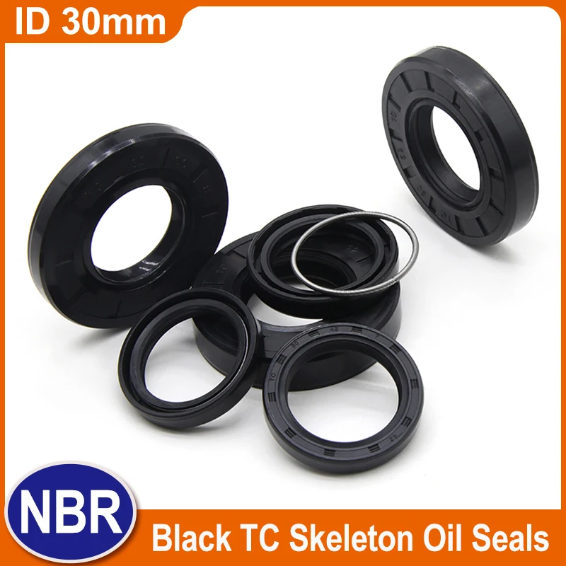 TC NBR Oil Seal ID 30mm OD 38 ~ 75mm THK 5/6/7/8/10/12mm Nitrile Rubber Oil Resistant Double Lip Skeleton Rotating Shaft Gaskets
TC NBR Oil Seal ID 30mm OD 38 ~ 75mm THK 5/6/7/8/10/12mm Nitrile Rubber Oil Resistant Double Lip Skeleton Rotating Shaft Gaskets