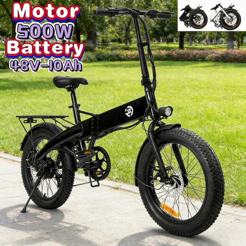 Электровелосипед с бесщеточным двигателем 500 Вт, складной, 20-дюймовый городской электровелосипед для отдыха, литиевая батарея 48В10Ач, электросамокат для взрослых
Электровелосипед с бесщеточным двигателем 500 Вт, складной, 20-дюймовый городской электровелосипед для отдыха, литиевая батарея 48В10Ач, электросамокат для взрослых