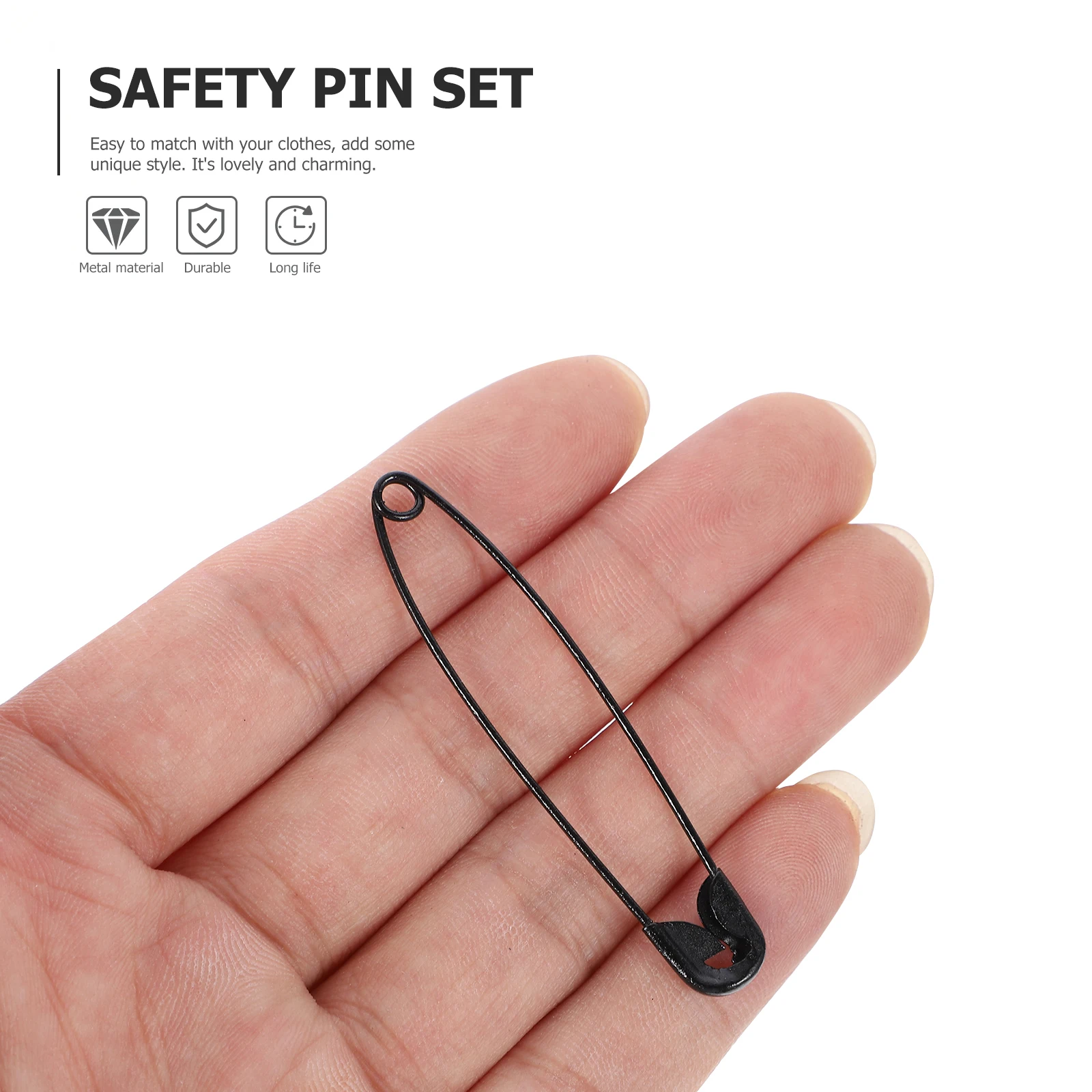 350pcs Assorted Safety Pins 7 Sizes Metal Buckle Clasp For Diy Sewing Craft Organizer Needles Accessories Tool
350pcs Assorted Safety Pins 7 Sizes Metal Buckle Clasp For Diy Sewing Craft Organizer Needles Accessories Tool