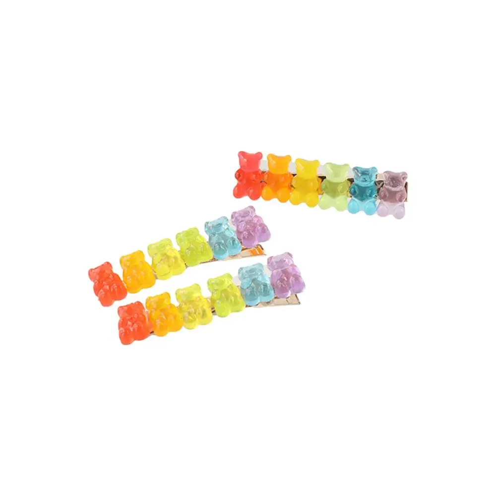 Korea Colorful Plastic Jelly Bear Girls Solid Color Barrette Hair Clip Hairpins Headwear
Korea Colorful Plastic Jelly Bear Girls Solid Color Barrette Hair Clip Hairpins Headwear
