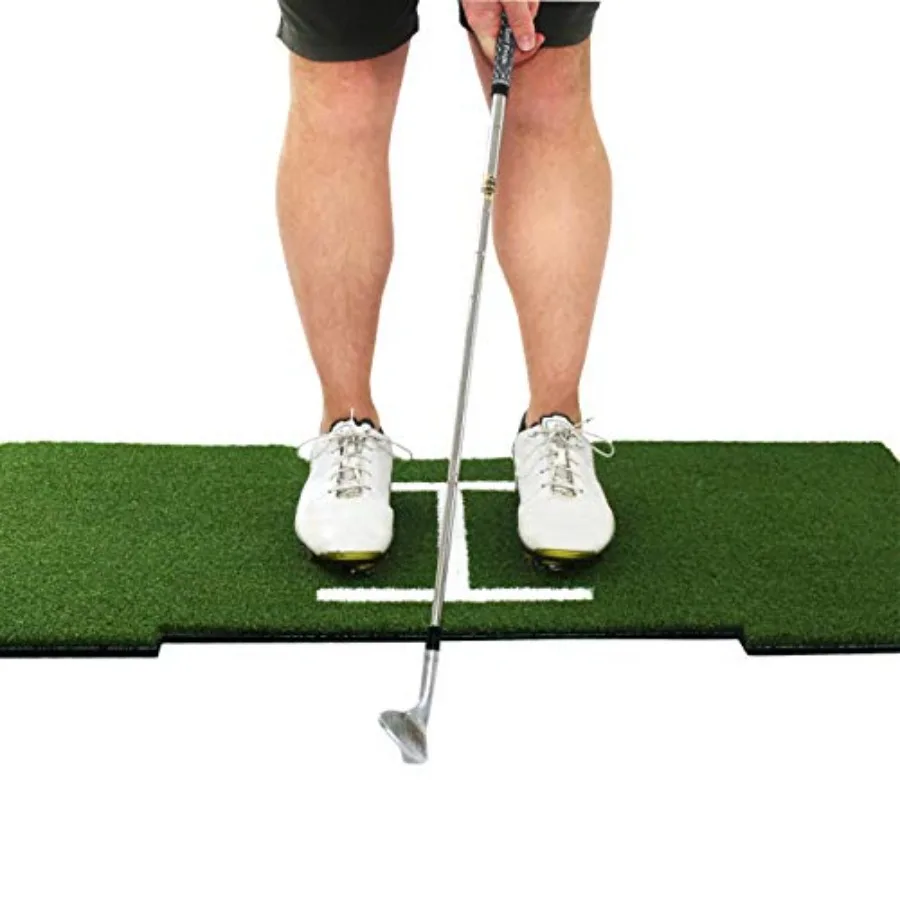 Rukket Tri-Turf Golf Hitting Mat Attack, Portable Driving, Chipping, Training Aids for Backyard with Adjustable Tees and Foam P
Rukket Tri-Turf Golf Hitting Mat Attack, Portable Driving, Chipping, Training Aids for Backyard with Adjustable Tees and Foam P