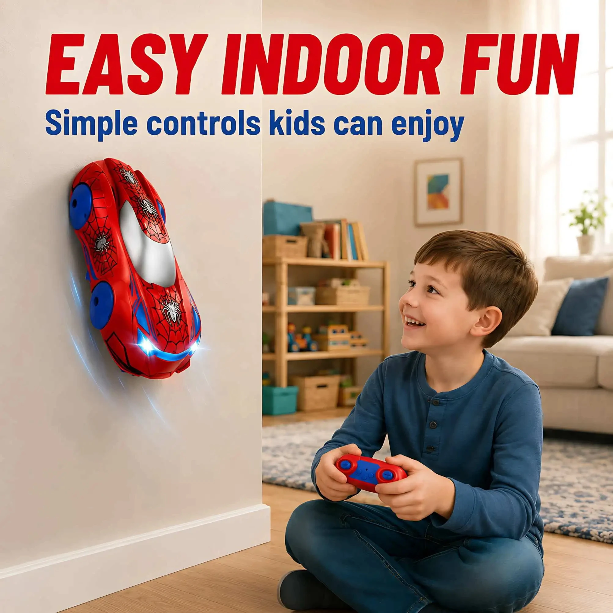 2.4G Wall Climbing Car Stunt Racer 360° Rotation LED Lights USB Rechargeable Remote Control Toy for Boys Girls Birthday Gift
2.4G Wall Climbing Car Stunt Racer 360° Rotation LED Lights USB Rechargeable Remote Control Toy for Boys Girls Birthday Gift