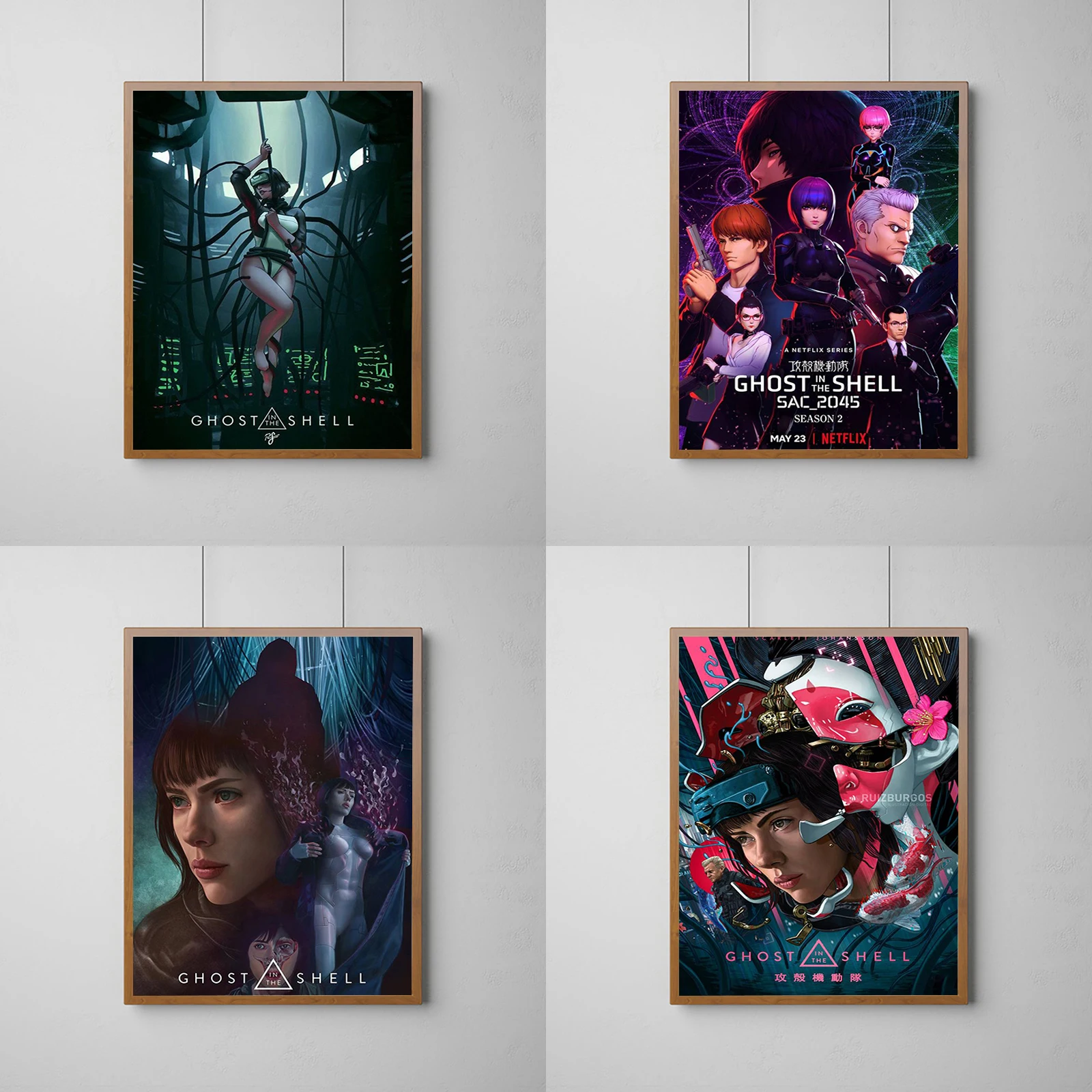 Action Sci-Fi Anime Movie Ghost in the Shell Posters Paintings for Bed Room Decor Decorative Painting on Canvas Home Decorations
Action Sci-Fi Anime Movie Ghost in the Shell Posters Paintings for Bed Room Decor Decorative Painting on Canvas Home Decorations