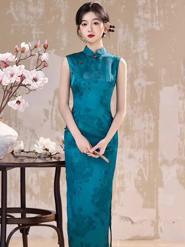 Young Sle Long Svel Blue Peaco Traditional Chinese Retro Spring Summer Women's Faion Breathable Dr
Young Sle Long Svel Blue Peaco Traditional Chinese Retro Spring Summer Women's Faion Breathable Dr