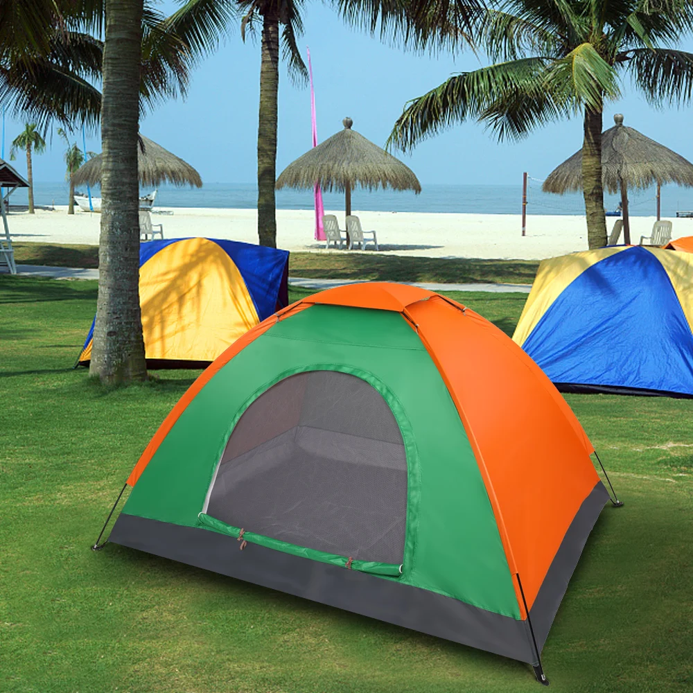 2-Person Waterproof Camping Dome Tent for Outdoor Hiking Survival Orange & Green
2-Person Waterproof Camping Dome Tent for Outdoor Hiking Survival Orange & Green