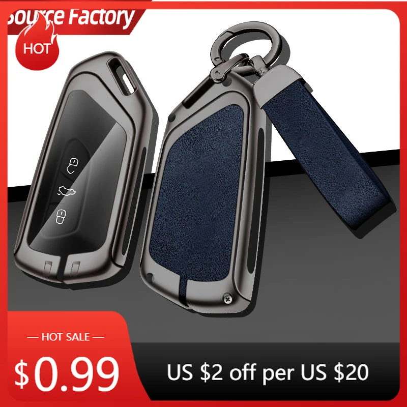 Car Stickers Car Metal Key Case Cover Shell For VW Volkswagen Golf 8 Mk8 Koda Octavia 3 Buttons Smart Keyless Control Shell
Car Stickers Car Metal Key Case Cover Shell For VW Volkswagen Golf 8 Mk8 Koda Octavia 3 Buttons Smart Keyless Control Shell