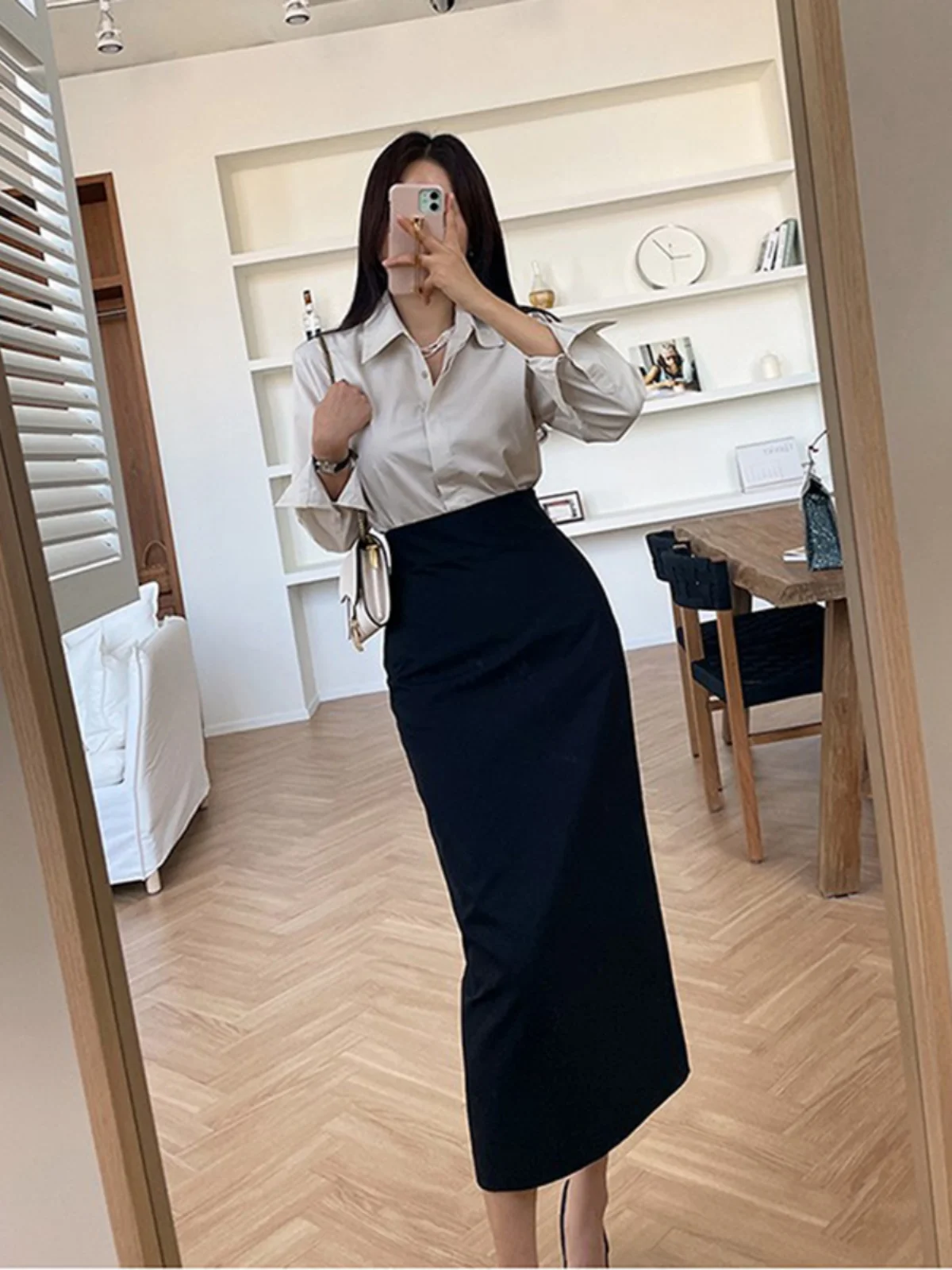 Fashionable High Waist Midi Skirt Bodycon One Step A-Line Skirt Casual Polyester Fiber High Quality Spring Summer New Arrival
Fashionable High Waist Midi Skirt Bodycon One Step A-Line Skirt Casual Polyester Fiber High Quality Spring Summer New Arrival