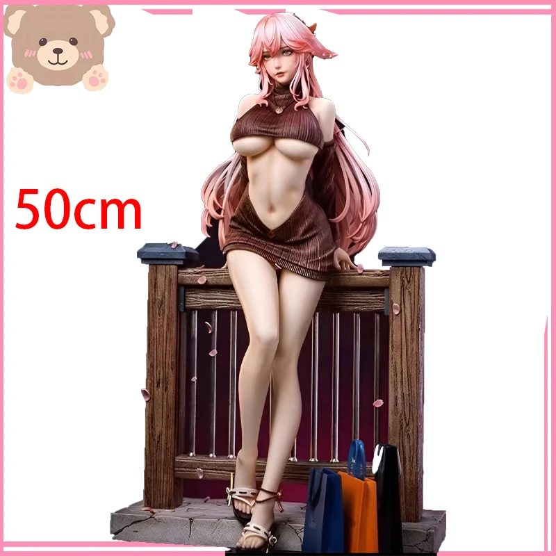 1/4 Girls Toys Chinese Anime Figures 50cm Genshin Impact miHoYo Yae Miko Game Collection Model Doll PVC Action Figure Toy
1/4 Girls Toys Chinese Anime Figures 50cm Genshin Impact miHoYo Yae Miko Game Collection Model Doll PVC Action Figure Toy
