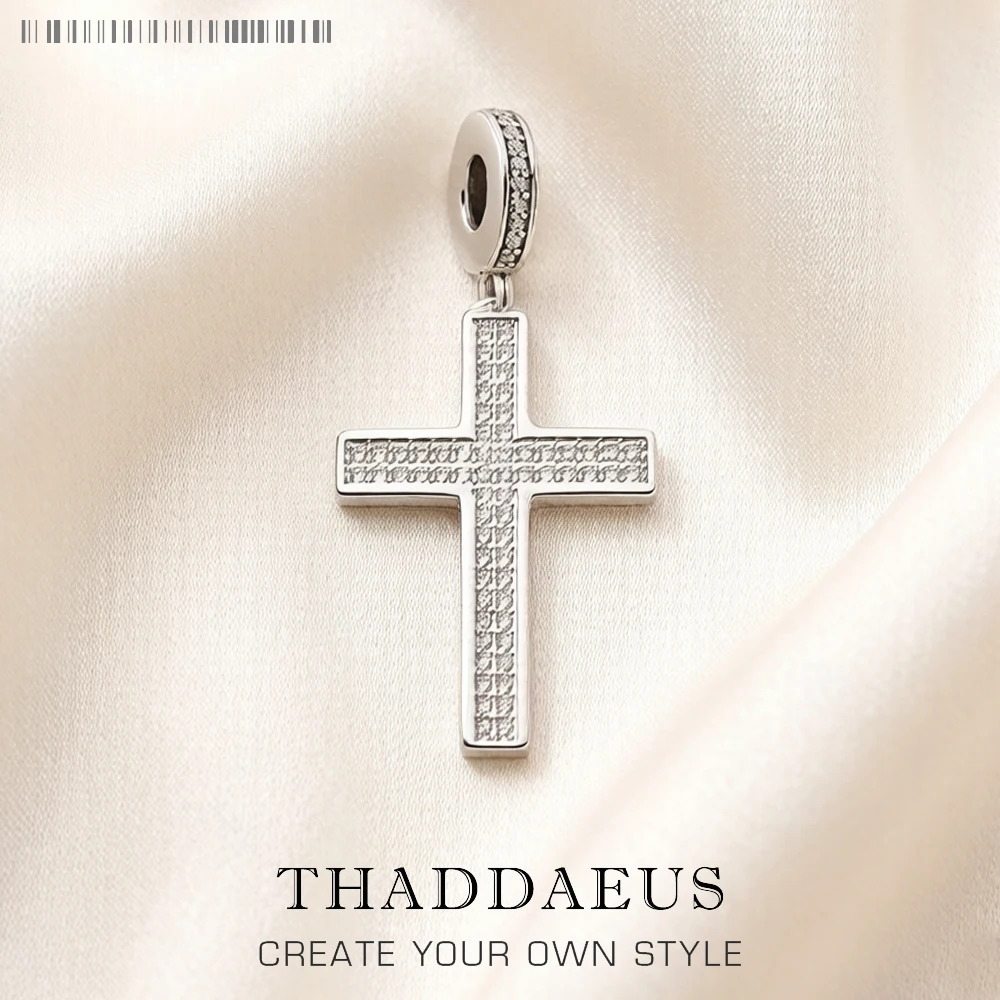 Charm Pendant White Stone Cross Brand New Europe Style Jewelry For Women Men Vintage Gift In 925 Sterling Silver
Charm Pendant White Stone Cross Brand New Europe Style Jewelry For Women Men Vintage Gift In 925 Sterling Silver