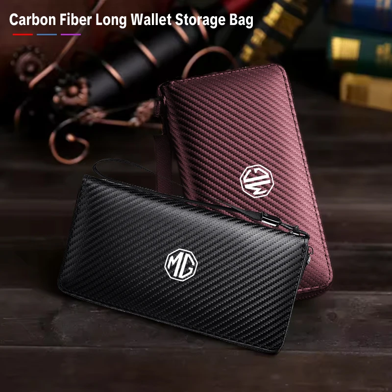 Car Men's Wallet Carbon Card Holder Driver's License Purse Coin Bag For Morris Garages MG 6 3 5 7 TF ZR ZS Hector RX5HS GS GT
Car Men's Wallet Carbon Card Holder Driver's License Purse Coin Bag For Morris Garages MG 6 3 5 7 TF ZR ZS Hector RX5HS GS GT