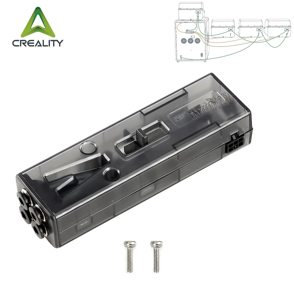 Creality Original Filament Buffer CFS 4X Multi-Color Printing Add-On Kit CFS Filament System Buffer Kit For CFS K2 Plus / HI
Creality Original Filament Buffer CFS 4X Multi-Color Printing Add-On Kit CFS Filament System Buffer Kit For CFS K2 Plus / HI