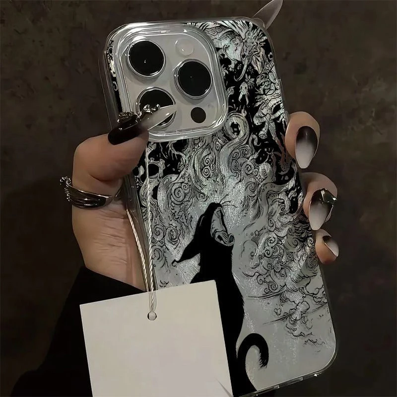 Black Cat Roars Pattern Phone Case for Oppo Reno15 Reno13 Reno12 Reno11 Reno10 Reno8 Z F T Pro 4G 5G Feather Texture Back Cover
Black Cat Roars Pattern Phone Case for Oppo Reno15 Reno13 Reno12 Reno11 Reno10 Reno8 Z F T Pro 4G 5G Feather Texture Back Cover