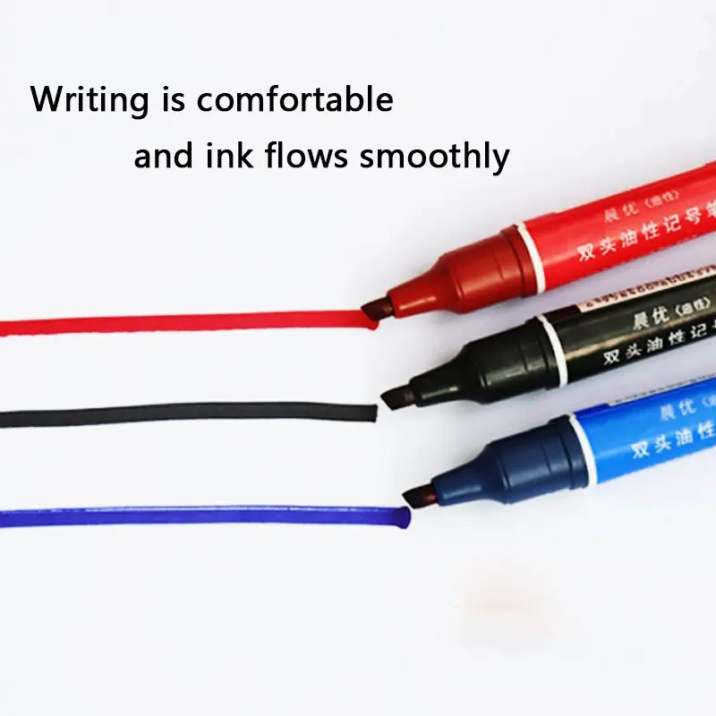 5 Markers Double-headed Permanent Markers Black Red and Blue Oil Waterproof Stationery Markers Art Supplies Marker Paint Marker
5 Markers Double-headed Permanent Markers Black Red and Blue Oil Waterproof Stationery Markers Art Supplies Marker Paint Marker
