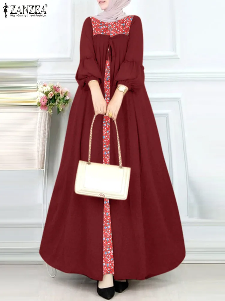 ZANZEA Bohemain Printed Sundress Vintage Long Sleeve Floral Vestidos Robe Femme Patchwork Maxi Long Dress Muslim Dubai Abaya
ZANZEA Bohemain Printed Sundress Vintage Long Sleeve Floral Vestidos Robe Femme Patchwork Maxi Long Dress Muslim Dubai Abaya