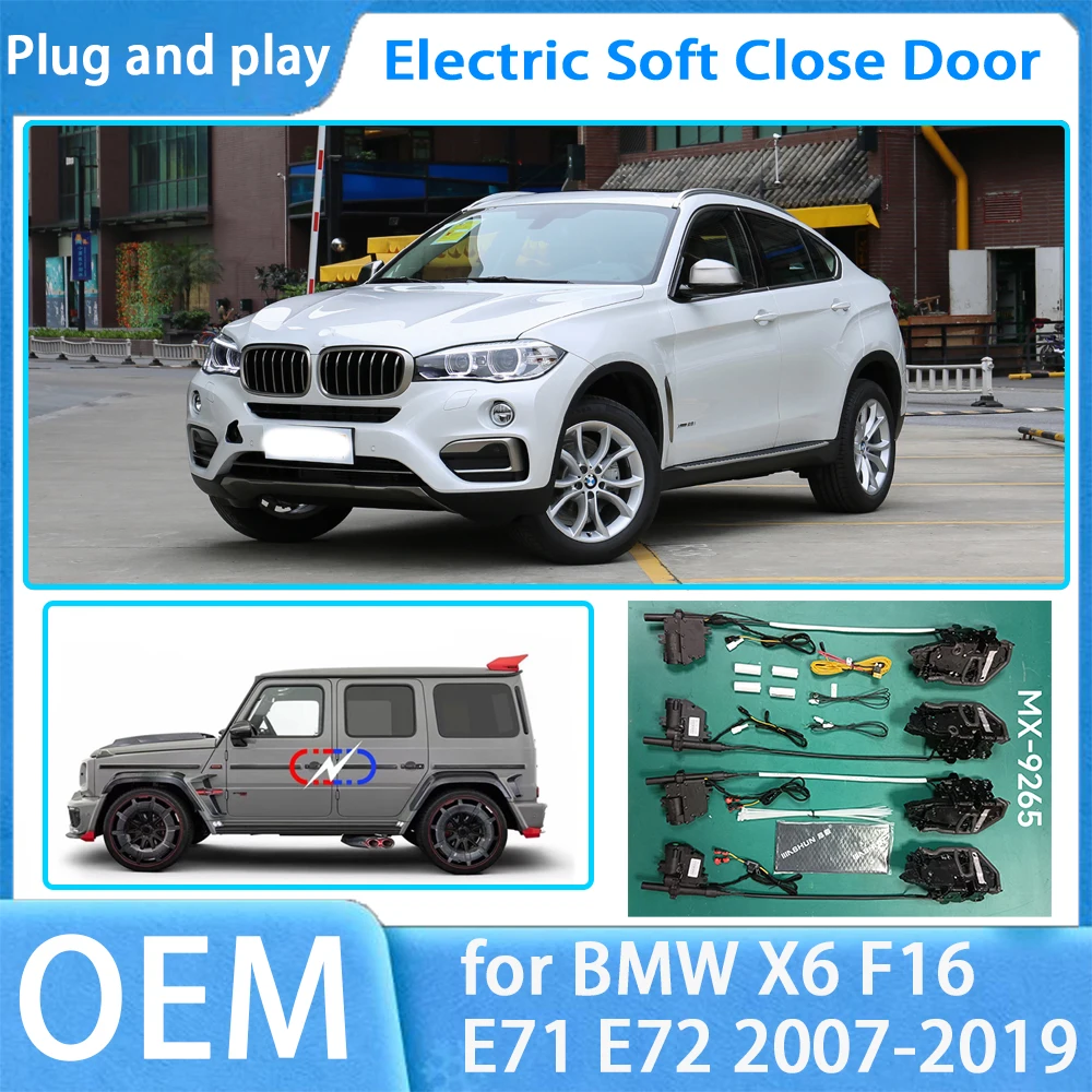 Система автоматического мягкого закрывания дверей (Soft Close) для BMW X6 F16 E71 E72 2007-2019, OEM, электрическая, с функцией Power Latch
Система автоматического мягкого закрывания дверей (Soft Close) для BMW X6 F16 E71 E72 2007-2019, OEM, электрическая, с функцией Power Latch