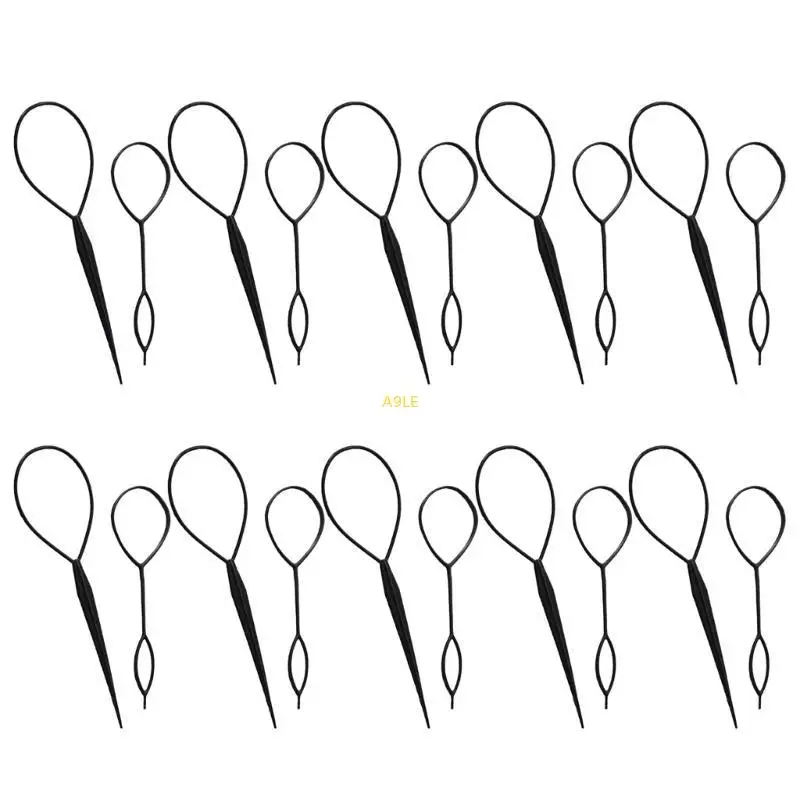 Topsy Hair Tail Tools Set Hair Braiding Tool Set 10Pair Topsy Tail Tools French Braid Making-Loop Tool for Hair Styling
Topsy Hair Tail Tools Set Hair Braiding Tool Set 10Pair Topsy Tail Tools French Braid Making-Loop Tool for Hair Styling