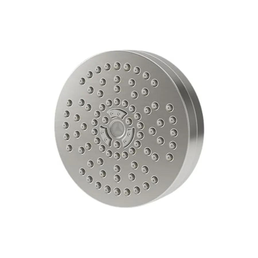 Bathroom showerhead, ABS plastic, satin nickel, high-pressure round design for contemporary spaces, 4-inch single function
Bathroom showerhead, ABS plastic, satin nickel, high-pressure round design for contemporary spaces, 4-inch single function