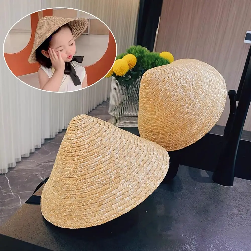 Cute Sunscreen Children Straw Plaited Hat with Straps Solid Beach Hats Vacation Straw Hat Photo Props
Cute Sunscreen Children Straw Plaited Hat with Straps Solid Beach Hats Vacation Straw Hat Photo Props