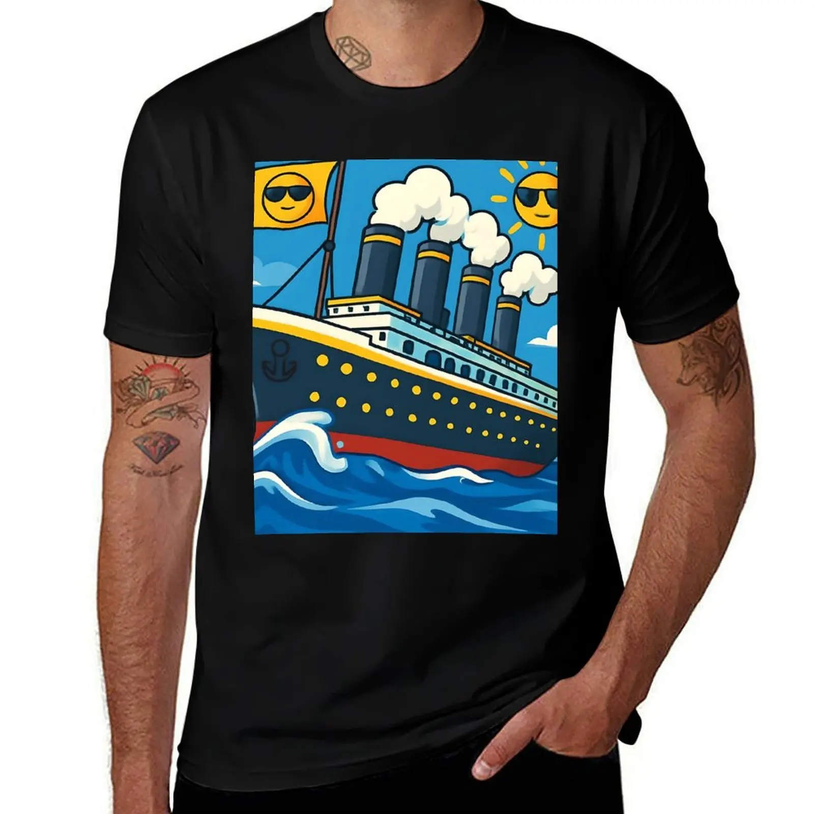 Ocean Liner T-Shirt funny costumes vintage graphic tee Personalized t-shirt man t shirt anime shirts men
Ocean Liner T-Shirt funny costumes vintage graphic tee Personalized t-shirt man t shirt anime shirts men