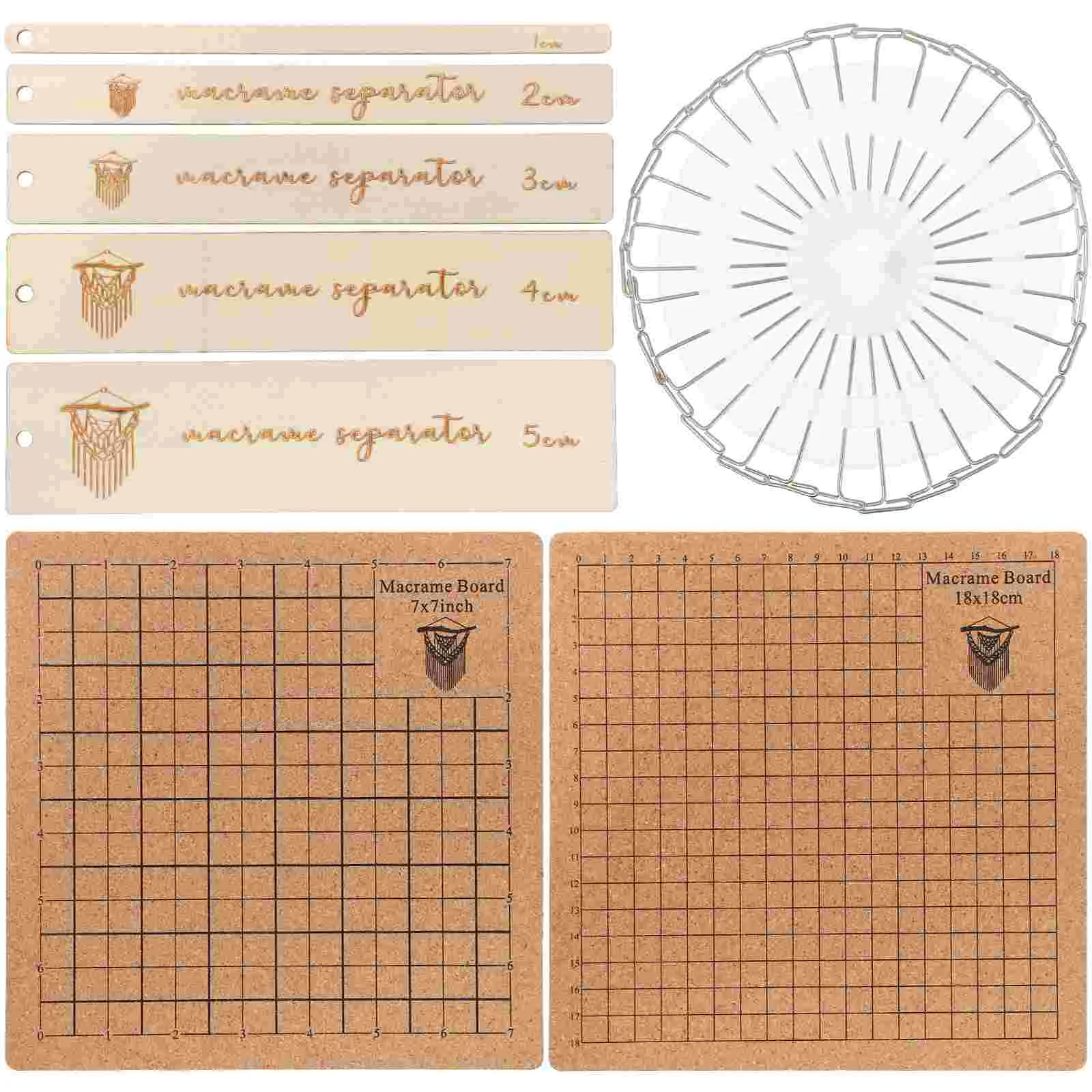 Thread for Bracelet Making Tools Macrame Supplies Kit Knot Tying Corkboard Measuring Wood Boards Crafts Grid Soft Pad
Thread for Bracelet Making Tools Macrame Supplies Kit Knot Tying Corkboard Measuring Wood Boards Crafts Grid Soft Pad
