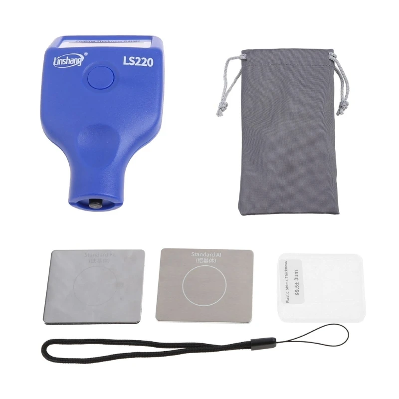 Multifunctional Paint Coating Thickness Tester 0-2000μm 0.1μm Fe NFe Probe Gauge LS220 for Auto Car
Multifunctional Paint Coating Thickness Tester 0-2000μm 0.1μm Fe NFe Probe Gauge LS220 for Auto Car