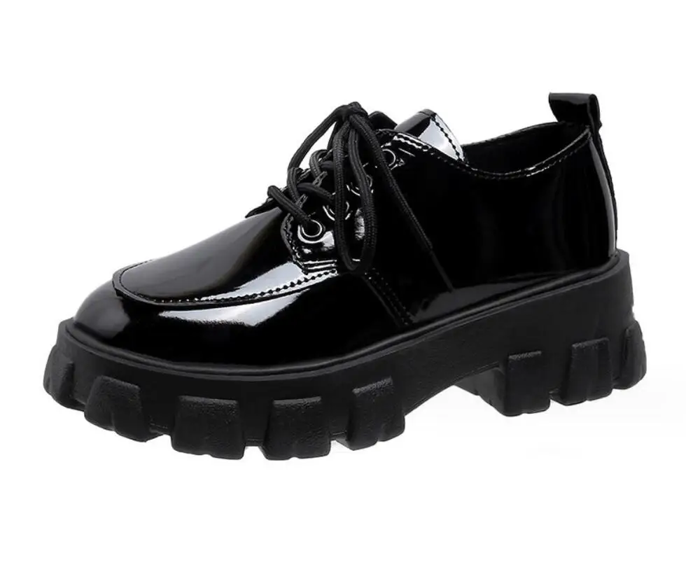 Women's high heels Shoes Platform Black high heels fashion Round Toe Loafer platform shoes Women Patent faux PU Leather Shoes
Women's high heels Shoes Platform Black high heels fashion Round Toe Loafer platform shoes Women Patent faux PU Leather Shoes