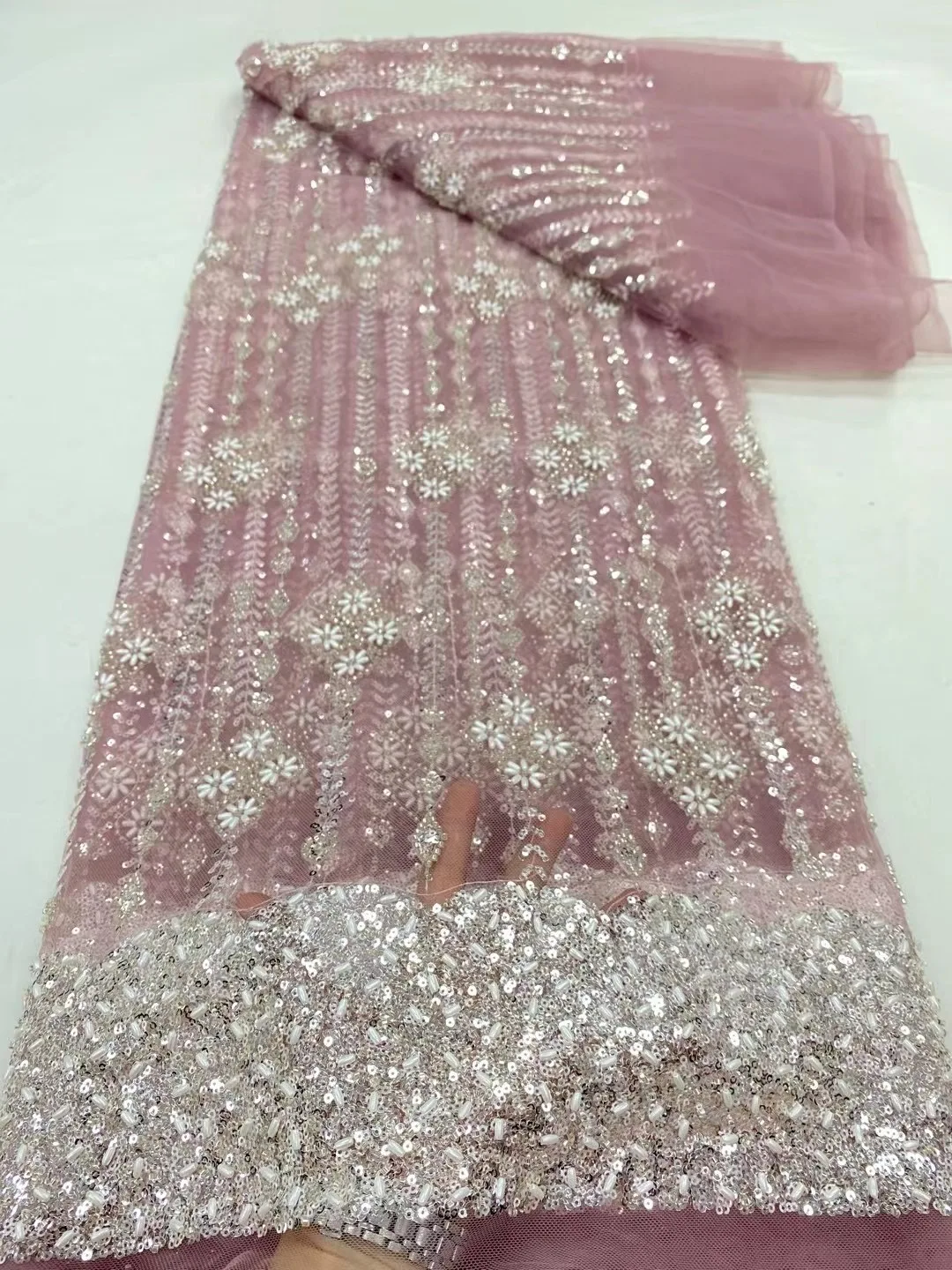 African Nigerian Guipure Embroidered Tulle Lace Fabric, Party Gown,Sequins Wedding Dress, High Quality,5Yard, Beads Stone DP0250
African Nigerian Guipure Embroidered Tulle Lace Fabric, Party Gown,Sequins Wedding Dress, High Quality,5Yard, Beads Stone DP0250