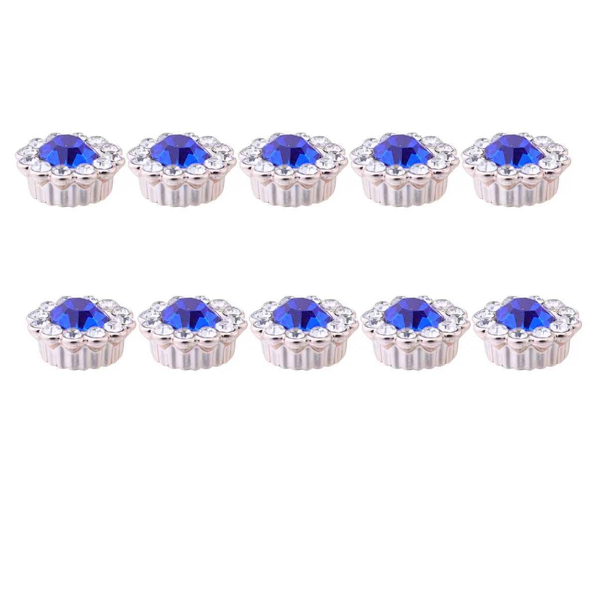 50 PCS Ornament Hairband Embellishment Glue on Decoration Blue DIY Accessories Flower Shape
50 PCS Ornament Hairband Embellishment Glue on Decoration Blue DIY Accessories Flower Shape