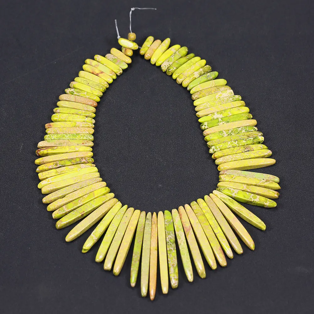 Yellow Green Sea Sediment Imperial Jasper Loose Beads 16" Jewelry Making DIY
Yellow Green Sea Sediment Imperial Jasper Loose Beads 16" Jewelry Making DIY