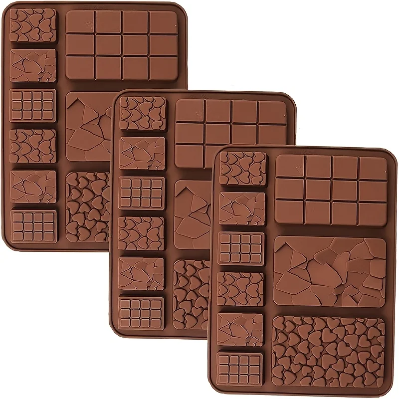 9 Cavity Heart Shape Silicone Chocolate Mold Waffle Mold 3D Grid Shape Fondant Decoration Candy Bar Baking Tools DIY
9 Cavity Heart Shape Silicone Chocolate Mold Waffle Mold 3D Grid Shape Fondant Decoration Candy Bar Baking Tools DIY