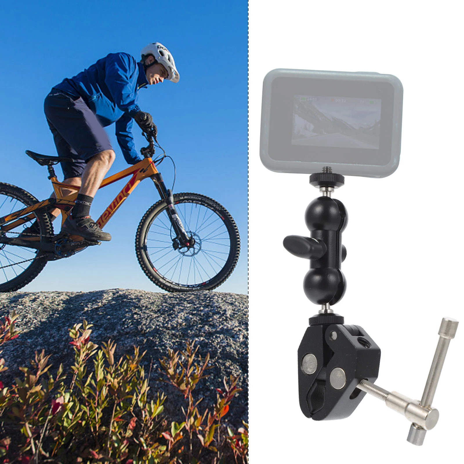 Camera Clamp Mount 3 8 1 4 Threaded Abs Universal Clip Bracket Photography Studio Accessory Super Clamp 
Camera Clamp Mount 3 8 1 4 Threaded Abs Universal Clip Bracket Photography Studio Accessory Super Clamp
