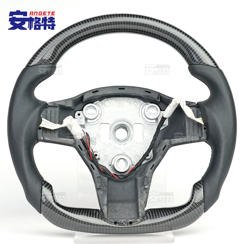 Applicable to:For TESLA Tesla MODEL 3 /Y Heated Perforated Leather Carbon Fiber Steering Wheel Retrofit
Applicable to:For TESLA Tesla MODEL 3 /Y Heated Perforated Leather Carbon Fiber Steering Wheel Retrofit