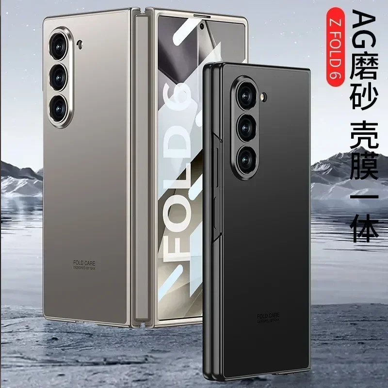 AG Matte Skin Feeling Phone Case For Samsung Galaxy Z Fold 6 5 4 3 Case Shell Membrane Drop-Resistant Z Fold5 4 Protective Cover
AG Matte Skin Feeling Phone Case For Samsung Galaxy Z Fold 6 5 4 3 Case Shell Membrane Drop-Resistant Z Fold5 4 Protective Cover