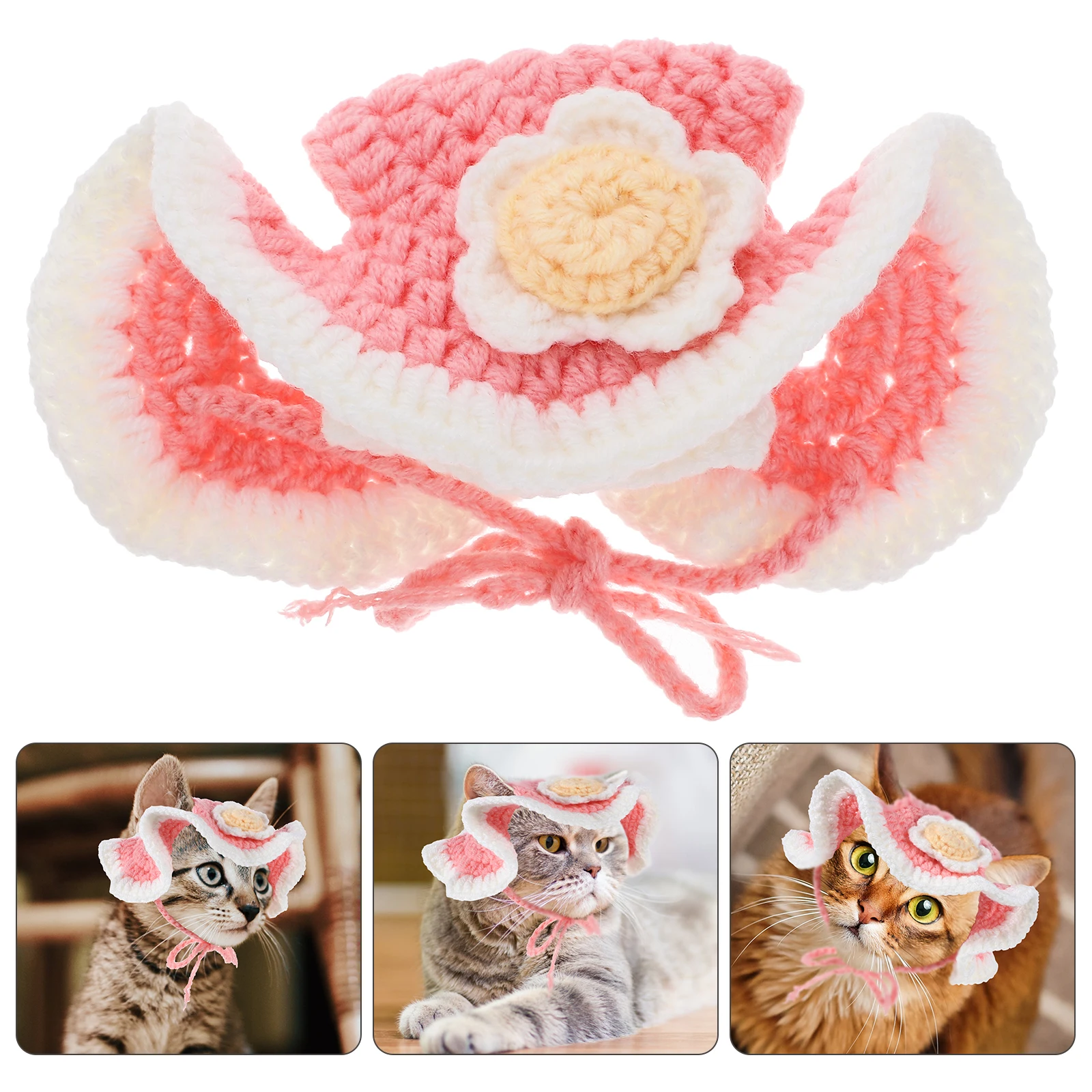 Adorable Cartoon Pet Hat Knitted Woolen Yarn Lightweight Comfortable Cat Dog Halloween Christmas Party Costume Cap Cosplay
Adorable Cartoon Pet Hat Knitted Woolen Yarn Lightweight Comfortable Cat Dog Halloween Christmas Party Costume Cap Cosplay