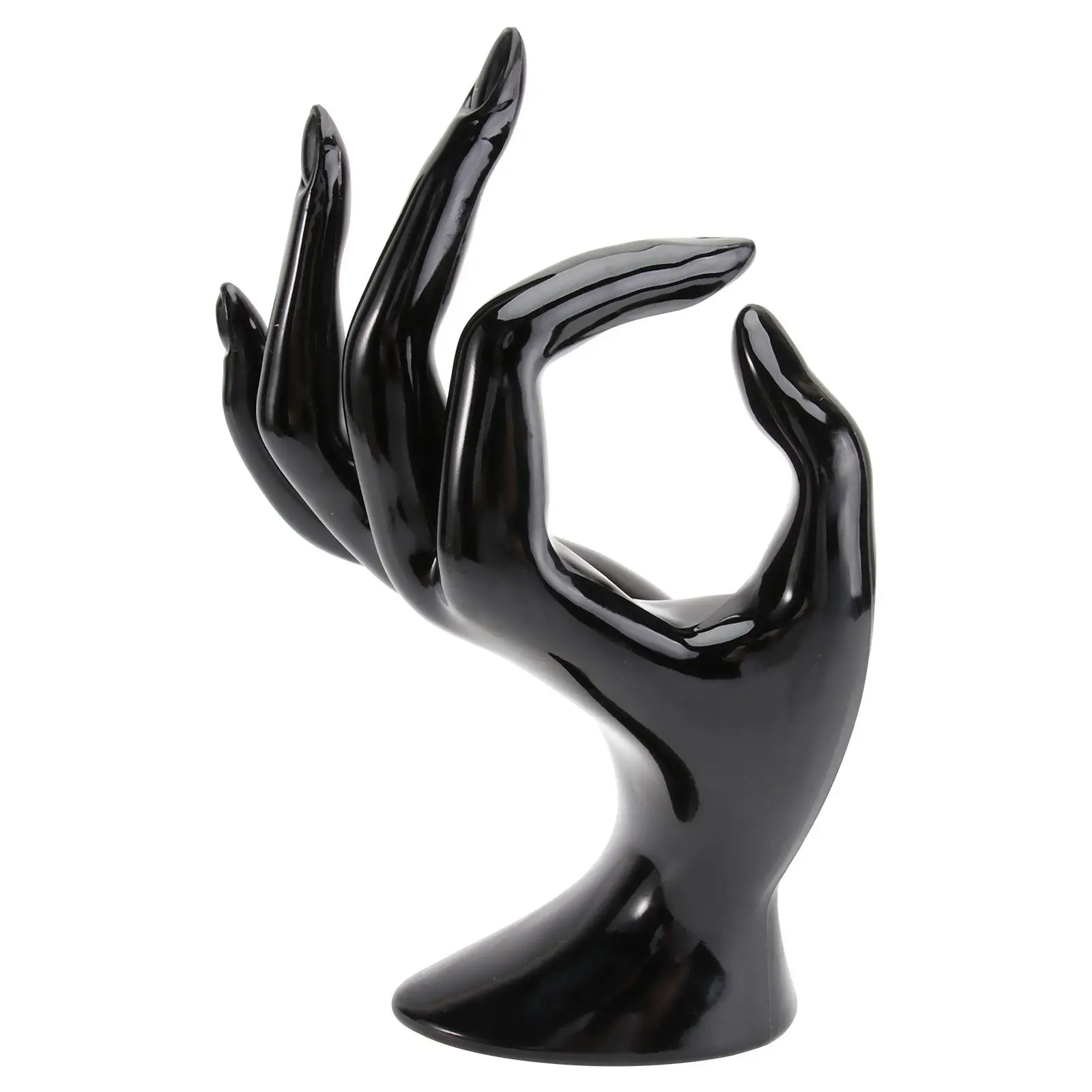 Hand Shape Ring Holder Jewelry Display Rack for Bracelets Rings Small Gems Professional Jeweler Personal Collector Transparent
Hand Shape Ring Holder Jewelry Display Rack for Bracelets Rings Small Gems Professional Jeweler Personal Collector Transparent