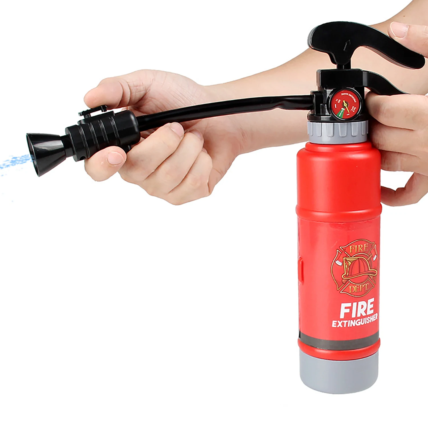 Children's press type fire extinguisher, sprinkler gun, sand stall, leisure water play toy
Children's press type fire extinguisher, sprinkler gun, sand stall, leisure water play toy