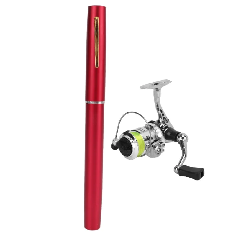 Portable Mini Pen Shape Fishing Rod Pole Pocket Retractable Fishing Rod With Reel
Portable Mini Pen Shape Fishing Rod Pole Pocket Retractable Fishing Rod With Reel