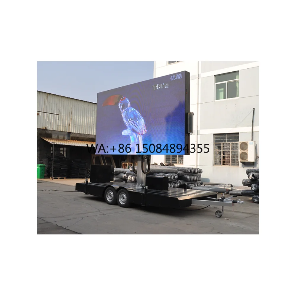 New Outdoor Display Battery Energy Saving Foldable Light Emitting Diode Mobile Trailer Movable Advertising LED Display
New Outdoor Display Battery Energy Saving Foldable Light Emitting Diode Mobile Trailer Movable Advertising LED Display