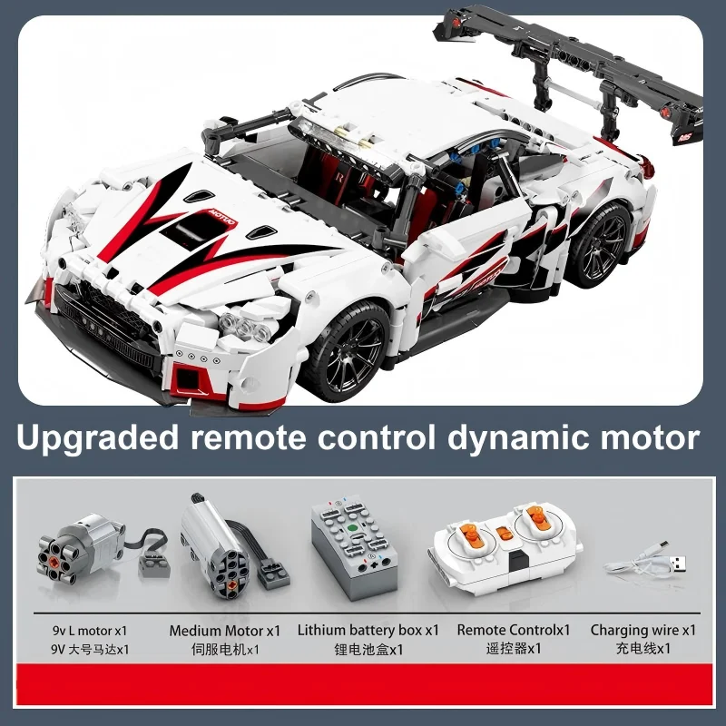 1209 деталей, совместимые с конструктором Concept, белый спортивный автомобиль, супергоночный конструктор, модель на радиоуправлении, скоростной автомобиль, детский подарок
1209 деталей, совместимые с конструктором Concept, белый спортивный автомобиль, супергоночный конструктор, модель на радиоуправлении, скоростной автомобиль, детский подарок