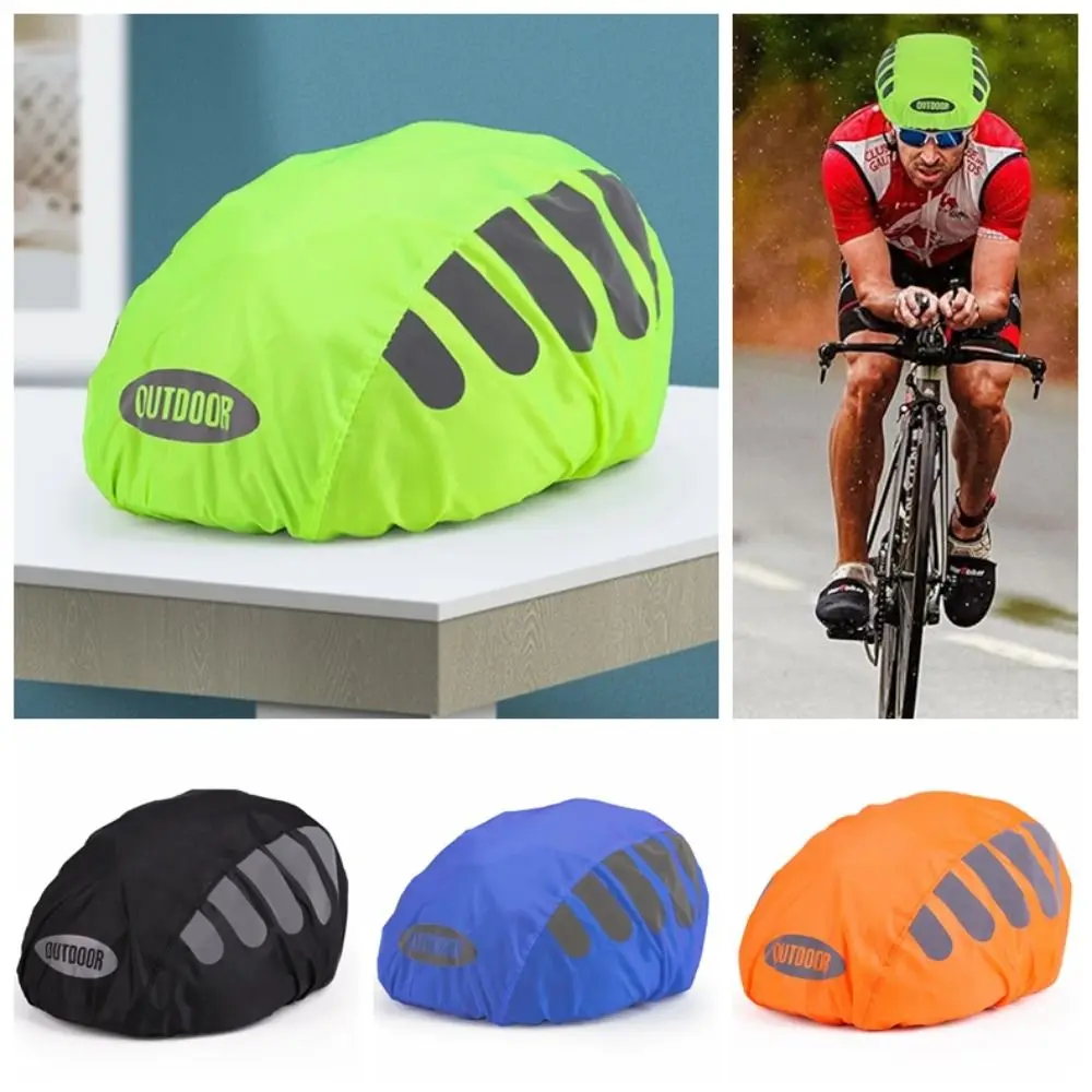 Reflective Strip Bike Helmet Rain Cover High Visibility Waterproof Bicycle Helmet Cover Windproof Drawstring
Reflective Strip Bike Helmet Rain Cover High Visibility Waterproof Bicycle Helmet Cover Windproof Drawstring