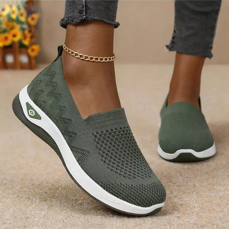 Women Flat Loafers Slip On Breathable Walking Shoes Comfortable Ladies Round Toe Soft Daily Shoes Mom Flats Platform Sneakers
Women Flat Loafers Slip On Breathable Walking Shoes Comfortable Ladies Round Toe Soft Daily Shoes Mom Flats Platform Sneakers